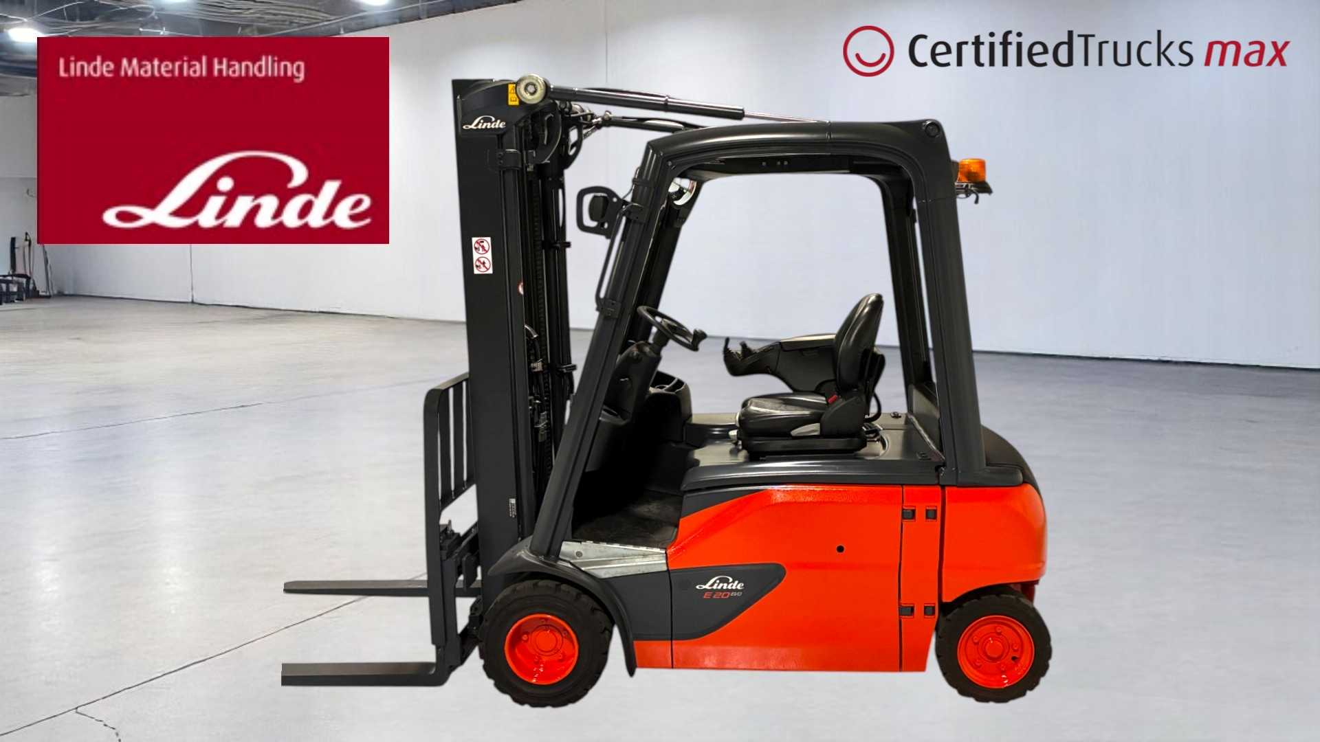 Used Forklift Truck LINDE E 20 PL EVO ELEKTRO VIERRADFRONTSTAPLER (13065608)
