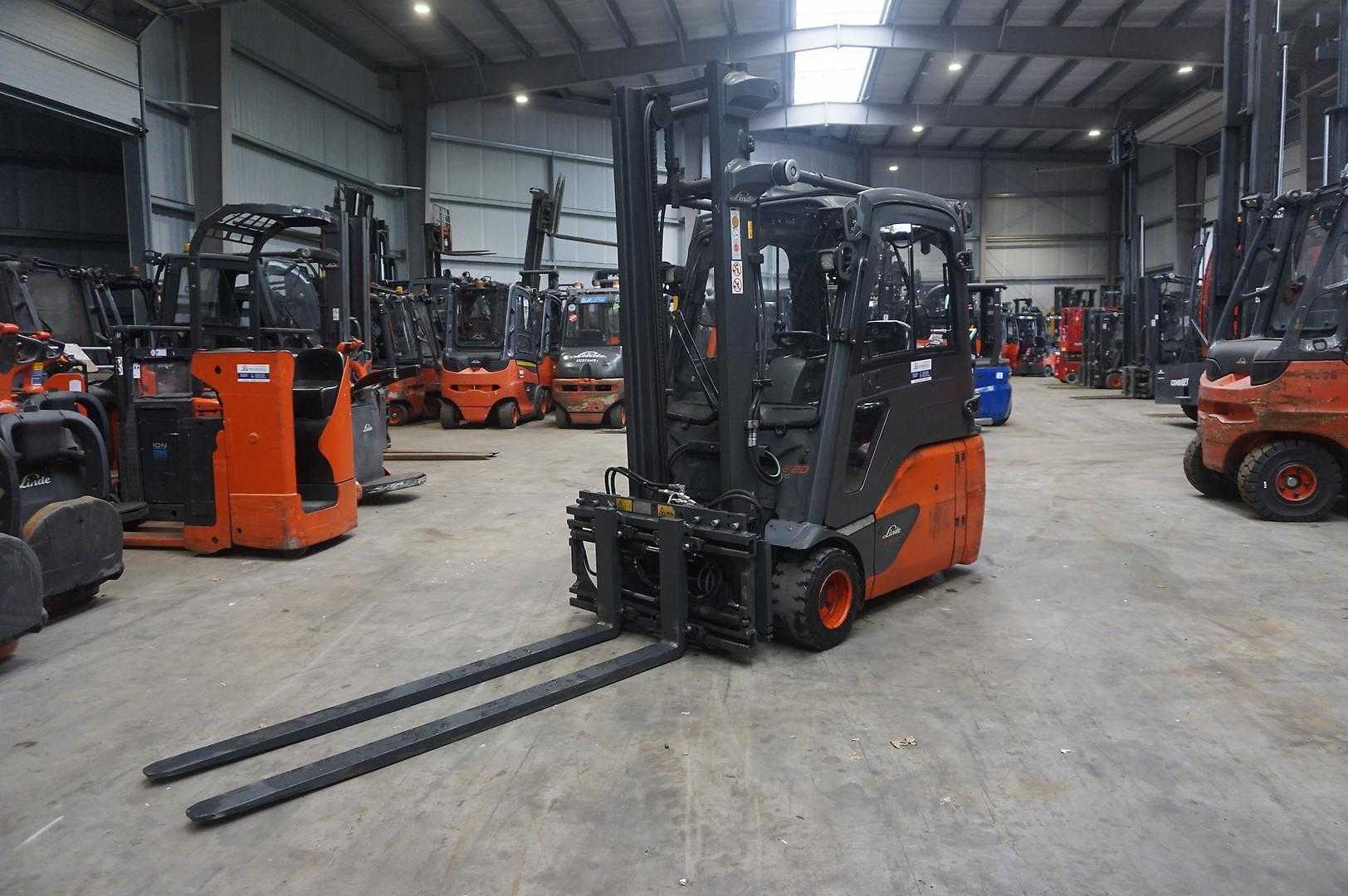 Used Forklift Truck LINDE E 20L-02 - 2023er Batterie ELEKTRO DREIRADFRONTSTAPLER (13076184)