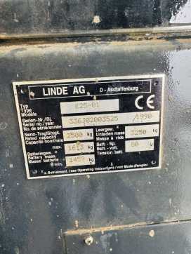 Used Forklift Truck LINDE E 25-01 defekt / not running ELEKTRO VIERRADFRONTSTAPLER (13074822)