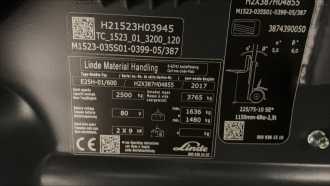 Used Forklift Truck LINDE E 25/600 H : 2.5t ELEKTRO VIERRADFRONTSTAPLER (13074684)
