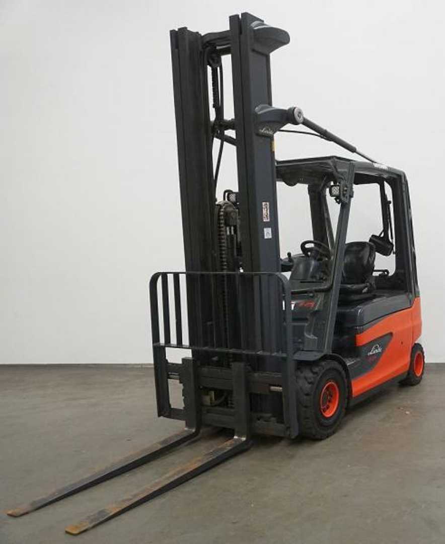Used Forklift Truck LINDE E 25 L 387 ELEKTRO VIERRADFRONTSTAPLER (12837694)