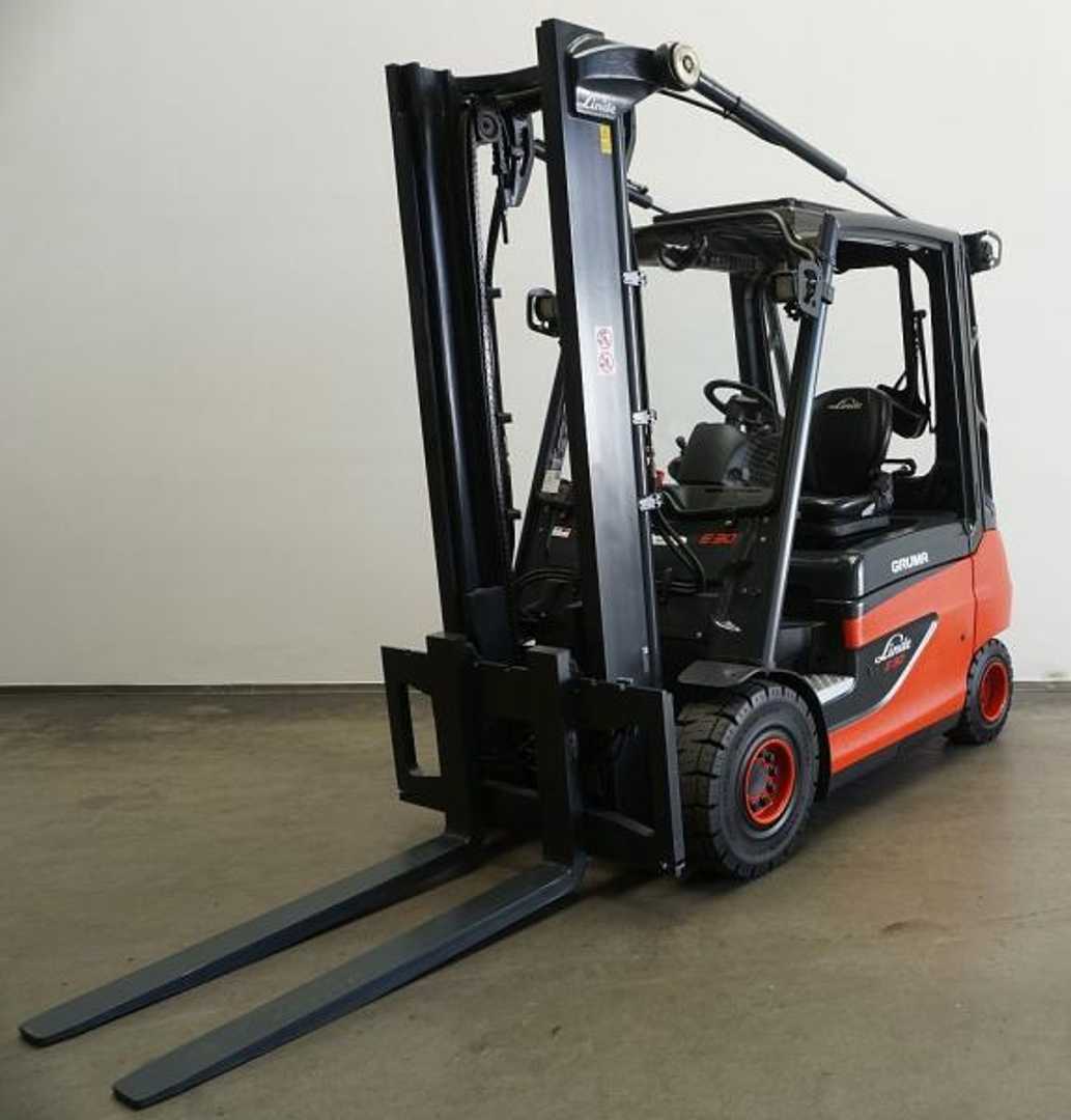 Used Forklift Truck LINDE E 30 387 ELEKTRO VIERRADFRONTSTAPLER (12791600)