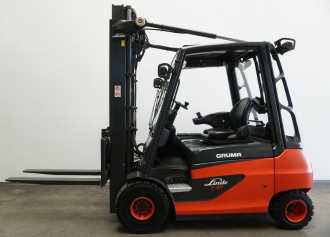 Used Forklift Truck LINDE E 30 387 ELEKTRO VIERRADFRONTSTAPLER (12791600)