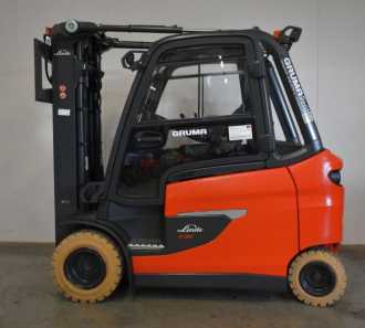 Used Forklift Truck LINDE E 30/600 HL 1252-01 ELEKTRO VIERRADFRONTSTAPLER (13069284)