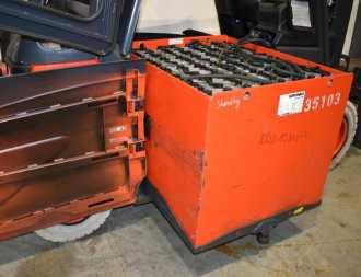 Used Forklift Truck LINDE E 35/600 H 388 ELEKTRO VIERRADFRONTSTAPLER (12945810)