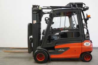 Used Forklift Truck LINDE E 35 L 387 ELEKTRO VIERRADFRONTSTAPLER (13023679)
