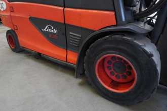 Used Forklift Truck LINDE E 35 L 387 ELEKTRO VIERRADFRONTSTAPLER (13023679)