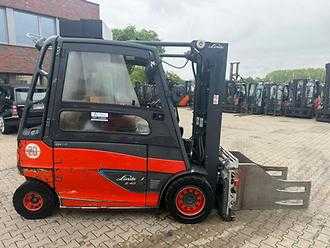 Used Forklift Truck LINDE E 40 HL 600 ELEKTRO VIERRADFRONTSTAPLER (13040838)