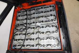 Used Forklift Truck LINDE E 45/600 HL 388 ELEKTRO VIERRADFRONTSTAPLER (13037224)