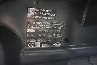 Used Forklift Truck LINDE E 45 HL 600 ELEKTRO VIERRADFRONTSTAPLER (13075118)