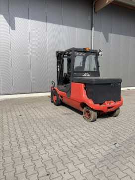 Used Forklift Truck LINDE E 48 P ELEKTRO VIERRADFRONTSTAPLER (13066365)