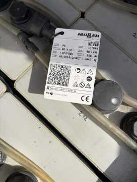 Used Forklift Truck LINDE E 48 P ELEKTRO VIERRADFRONTSTAPLER (13066365)