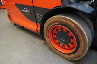 Used Forklift Truck LINDE E 50 HL 388 ELEKTRO VIERRADFRONTSTAPLER (13074718)