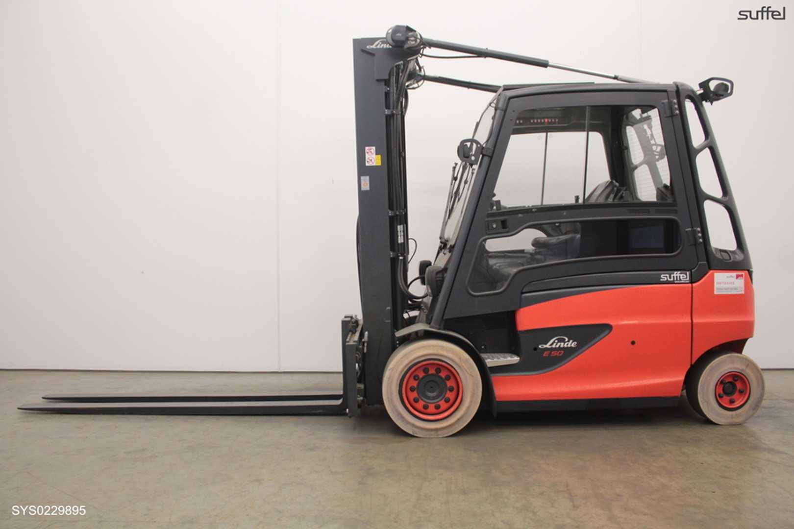 Used Forklift Truck LINDE E 50 HL ELEKTRO VIERRADFRONTSTAPLER (13050716)