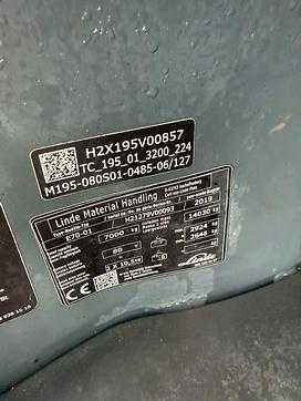 Used Forklift Truck LINDE E 70 ELEKTRO VIERRADFRONTSTAPLER (13062554)