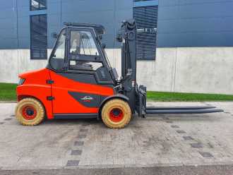 Used Forklift Truck LINDE E 80-01/900 ELEKTRO VIERRADFRONTSTAPLER (12969413)