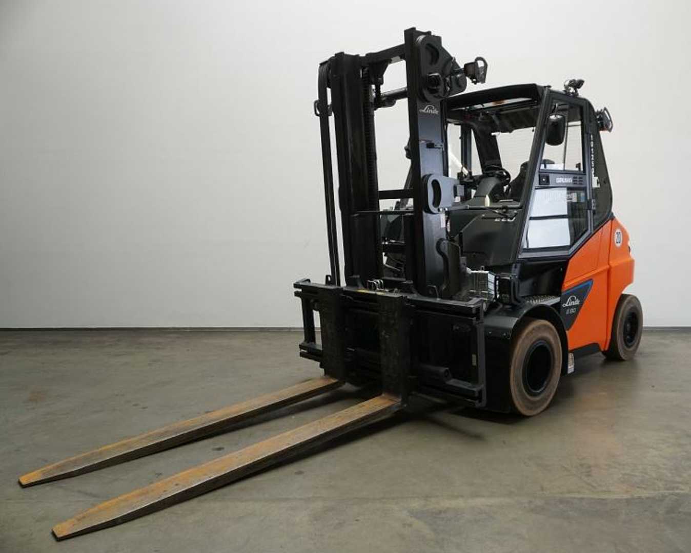 Used Forklift Truck LINDE E 80/600 ION 1279 ELEKTRO VIERRADFRONTSTAPLER (12937882)