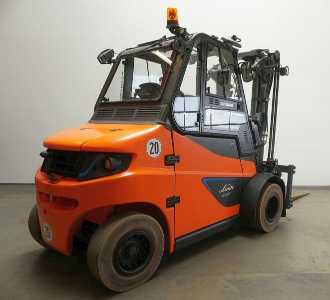 Used Forklift Truck LINDE E 80/600 ION 1279 ELEKTRO VIERRADFRONTSTAPLER (12937882)