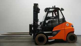Used Forklift Truck LINDE E 80/600 ION 1279 ELEKTRO VIERRADFRONTSTAPLER (12937882)