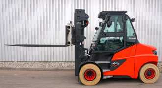 Used Forklift Truck LINDE E 80/900 1279 ELEKTRO VIERRADFRONTSTAPLER (12993957)
