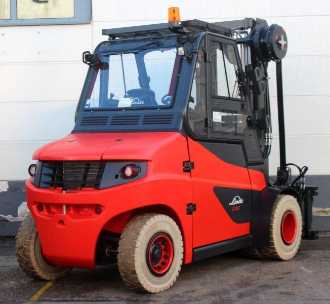 Used Forklift Truck LINDE E 80/900 1279 ELEKTRO VIERRADFRONTSTAPLER (13067624)