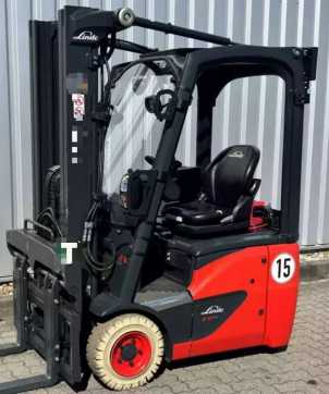 Used Forklift Truck LINDE E12 ELEKTRO DREIRADFRONTSTAPLER (13040116) backdrop