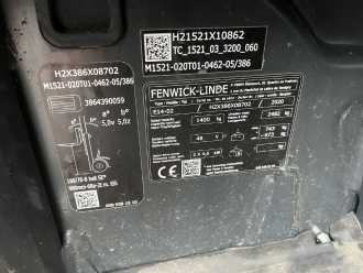 Used Forklift Truck LINDE E14-02 ELEKTRO DREIRADFRONTSTAPLER (13012324)