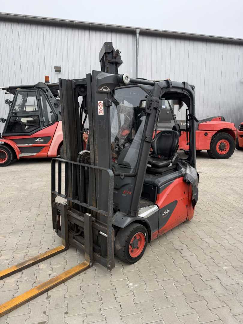 Used Forklift Truck LINDE E14-02 ELEKTRO DREIRADFRONTSTAPLER (13073243)