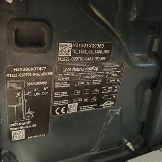 Used Forklift Truck LINDE E16-02 ELEKTRO DREIRADFRONTSTAPLER (13059574)