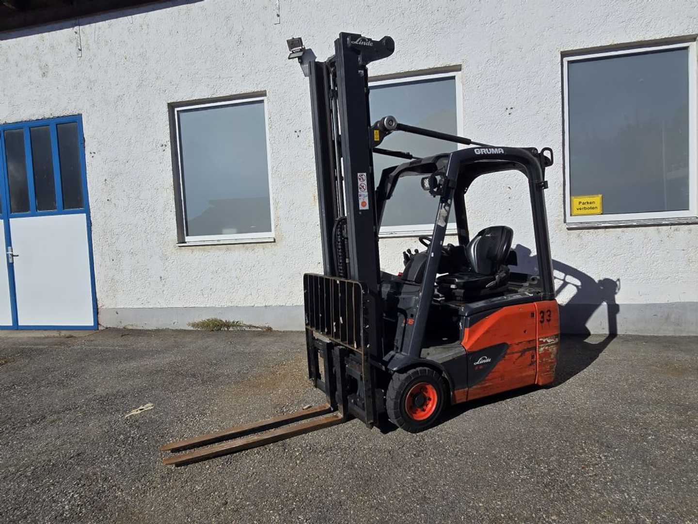 Used Forklift Truck LINDE E16-02 Evo ELEKTRO DREIRADFRONTSTAPLER (13067895)