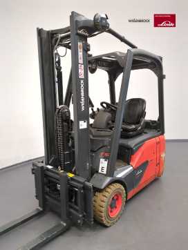 Used Forklift Truck LINDE E16-386-02 ELEKTRO DREIRADFRONTSTAPLER (13008703) backdrop