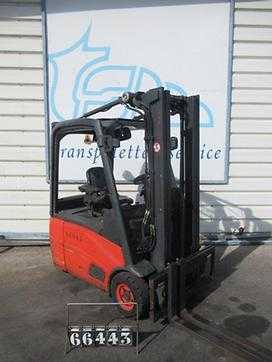Used Forklift Truck LINDE E16 ELEKTRO VIERRADFRONTSTAPLER (13074814) backdrop