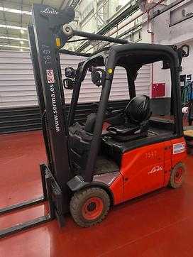 Used Forklift Truck LINDE E16 P 386 ELEKTRO VIERRADFRONTSTAPLER (13035532)