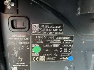Used Forklift Truck LINDE E16C-02 ELEKTRO DREIRADFRONTSTAPLER (13060735)