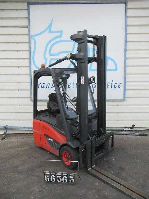 Used Forklift Truck LINDE E16C-02 EVO ELEKTRO VIERRADFRONTSTAPLER (13037399)