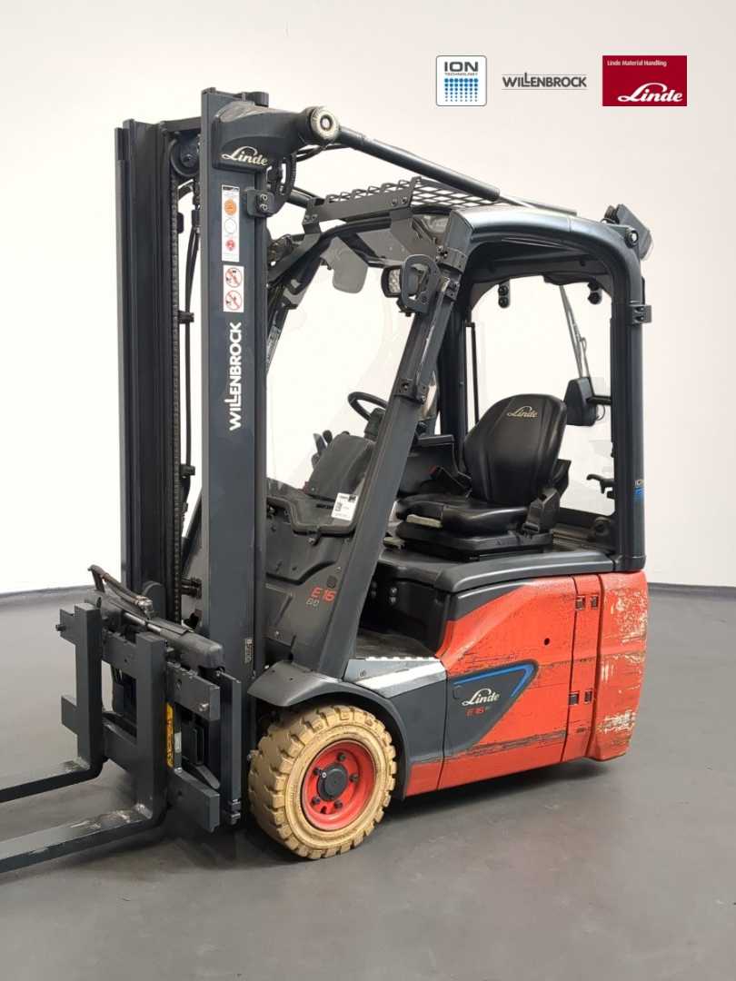 Used Forklift Truck LINDE E16C-386-02 ELEKTRO DREIRADFRONTSTAPLER (13054970)