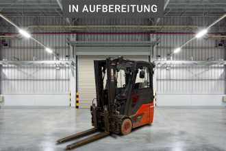 Used Forklift Truck LINDE E16C ELEKTRO DREIRADFRONTSTAPLER (12974383) backdrop