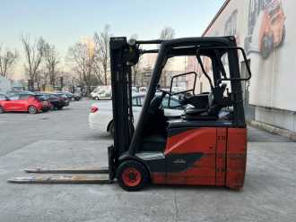Used Forklift Truck LINDE E16H ELEKTRO DREIRADFRONTSTAPLER (12872779) backdrop