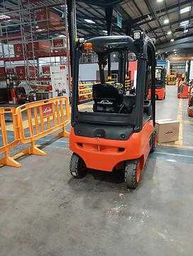 Used Forklift Truck LINDE E16P ELEKTRO VIERRADFRONTSTAPLER (12993567)
