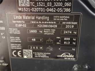 Used Forklift Truck LINDE E16P LI-ION WEITERE WEITERE (13074518)
