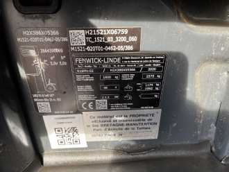Used Forklift Truck LINDE E16PH-02 ELEKTRO VIERRADFRONTSTAPLER (12999297)