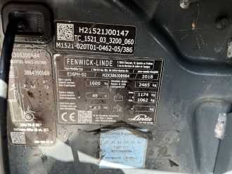 Used Forklift Truck LINDE E16PH-02 ELEKTRO VIERRADFRONTSTAPLER (13065751)