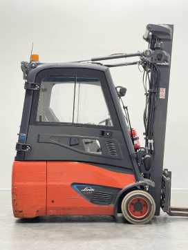 Used Forklift Truck LINDE E18-02-383-LI-ION ELEKTRO DREIRADFRONTSTAPLER (13047878)