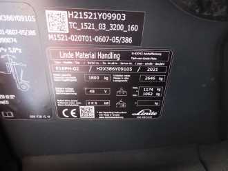 Used Forklift Truck LINDE E18-02 ELEKTRO DREIRADFRONTSTAPLER (13073599)