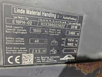 Used Forklift Truck LINDE E18PH WEITERE WEITERE (13053477)