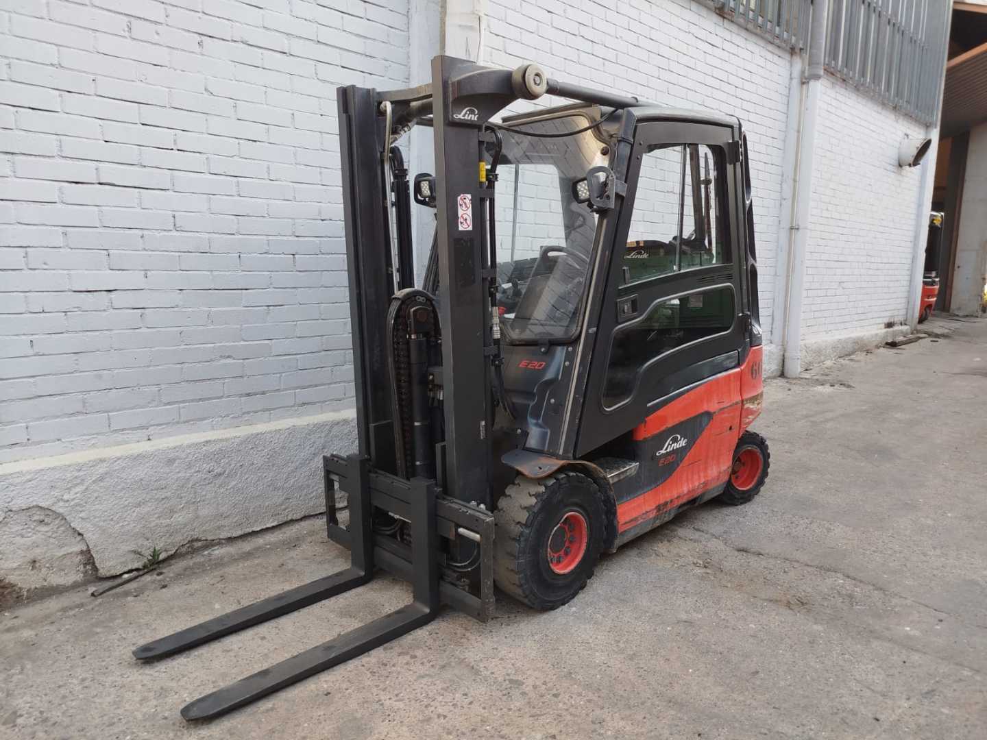 Used Forklift Truck LINDE E20-01/600 ELEKTRO VIERRADFRONTSTAPLER (13055486)
