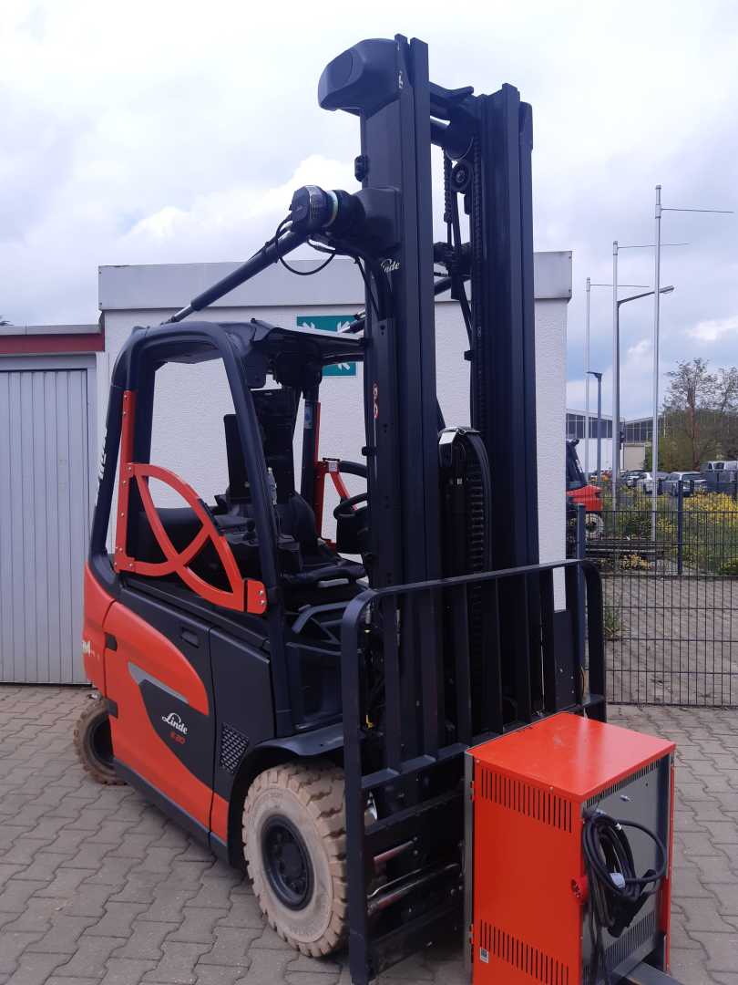Used Forklift Truck LINDE E20 ELEKTRO VIERRADFRONTSTAPLER (12873445)