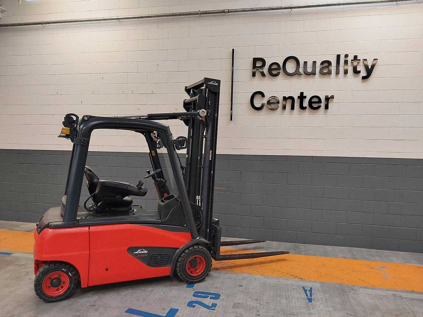 Used Forklift Truck LINDE E20 PL ELEKTRO VIERRADFRONTSTAPLER (13032702)