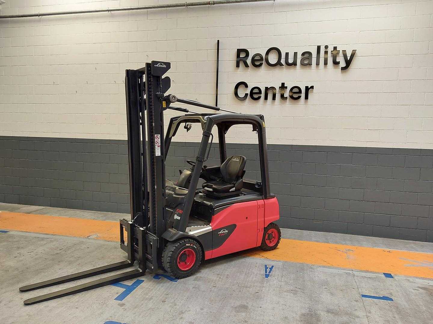 Used Forklift Truck LINDE E20 PL ELEKTRO VIERRADFRONTSTAPLER (13063719)