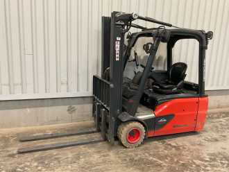 Used Forklift Truck LINDE E20L-02 BR386 ELEKTRO DREIRADFRONTSTAPLER (13068477)